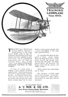 Landplane: Avro Training Landplane Type 504N
