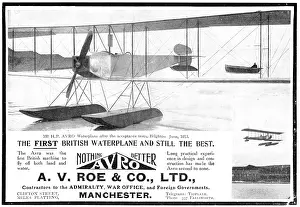 Waterplane: A.V.Roe & Co - Avro Waterplane 1913