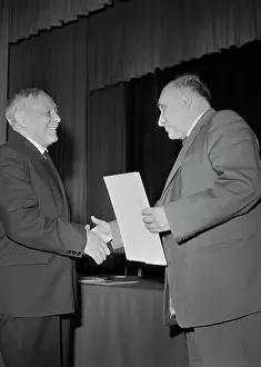 Diploma: Award to B. Delaunay in Moscow