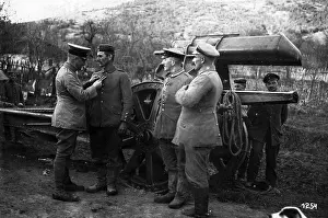 Decorates: Awarding of the Iron Cross on the Western Front, 1915