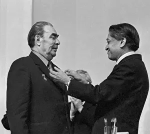 Awarding of Leonid Brezhnev, 1975