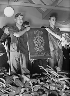 Contributions: Awarding the plaque of the German Labor Front, 1936