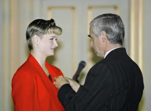 Gymnastics: Awarding of winners of 26th Summer Olympics
