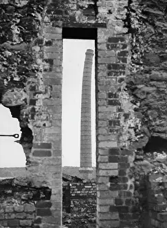 Awry: Awry chimney of an old ammunition factory