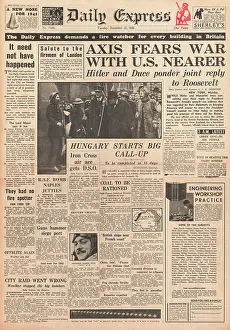 Nearer: Axis fear war with U.S. nearer