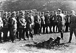 Axmann: Axmann visited the Infantry School Doeberitz, 1943