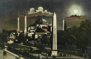 Ayasofya: Aya Sofya in Moonlight - Constantinople
