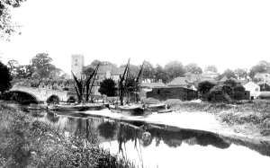 Aylesford: Aylesford, the River Medway 1898