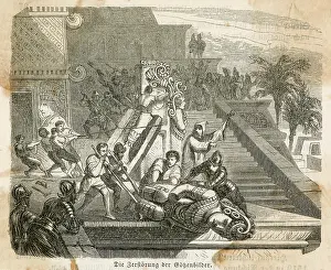 Idols: AZTEC SCULPTURES RUINED