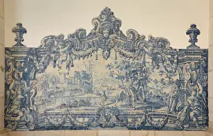 Fora: Azulejos, Monastery of Sao Vicente de Fora, Lisbon, Portugal