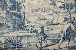 Fora: Azulejos, Monastery of Sao Vicente de Fora, Lisbon, Portugal