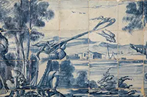 Fora: Azulejos, Monastery of Sao Vicente de Fora, Lisbon, Portugal