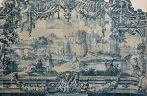 Fora: Azulejos, Monastery of Sao Vicente de Fora, Lisbon, Portugal