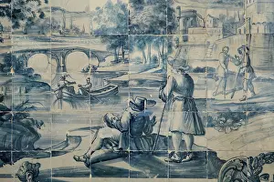 Fora: Azulejos, Monastery of Sao Vicente de Fora, Lisbon, Portugal