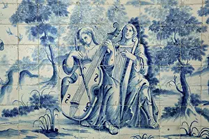 Fora: Azulejos, Monastery of Sao Vicente de Fora, Lisbon, Portugal