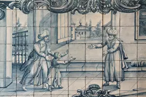 Fora: Azulejos, Monastery of Sao Vicente de Fora, Lisbon, Portugal