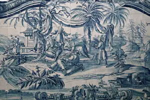 Fora: Azulejos, Monastery of Sao Vicente de Fora, Lisbon, Portugal