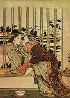 Hokusai: Azuma and Yogoro, by Hokusai