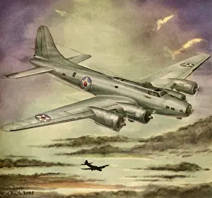 Darkened: B-17 Flying Fortress Bomber
