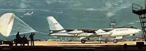 Boom: B-47 with Parachute