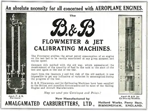 Calibrating: B & B Flowmeter & Carburetter Jet Calibrating Machines
