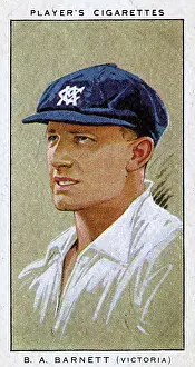 Barnett: B A Barnett, Australian cricketer, Victoria