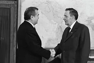 Cssr: B. Chnoupek visiting USSR