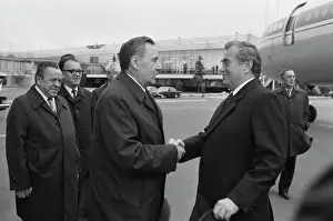 Cssr: B. Chnoupek visiting USSR