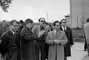 Rsfsr: B. Manich visits USSR