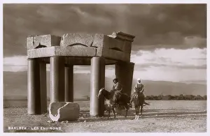 Lintels: Baalbek, Lebanon - Marble columns - Octagonal Building