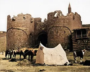 Shabby: Bab Al Azab citadel gates, Cairo, Egypt