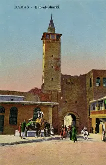 Minarets: Bab Sharqi (Gate of the Sun) in Damascus, Syria
