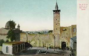 Minarets: Bab Sharqi (Gate of the Sun) in Damascus, Syria
