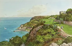Babbacombe: Babbacombe Bay and Downs, near Torquay, Devon