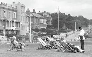 Babbacombe: Babbacombe, Deck Chairs on the Downs 1928
