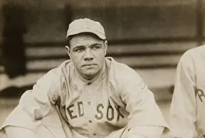 George Herman Babe: Babe Ruth when he played for the Boston Red Soxs