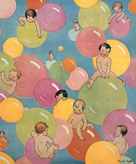 Illustratio: Babies and Balloons