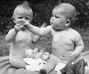 Politely: BABIES WITH BISCUIT