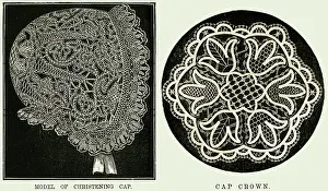 Garment: Babies Christening cap 1864