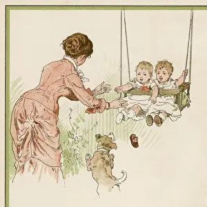 Pushes: BABIES SWINGING 1893