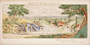 Competitive: Bablot in a 1911 motor race