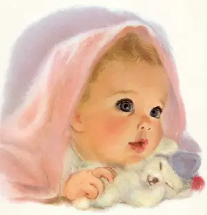 Plush: Baby with Bear