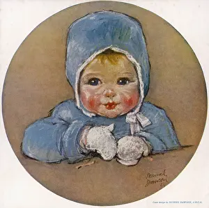 Cheeks: Baby in Blue by Muriel Dawson