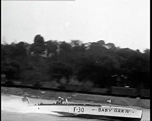 Speedboat: The Baby Gar IV Speedboat With Two Passengers