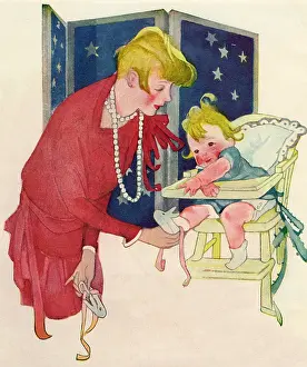 Highchair: Baby in high chair
