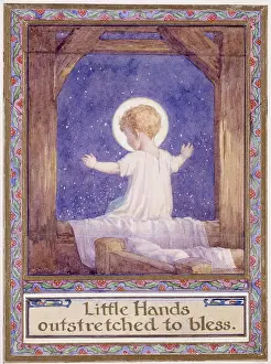 Halos: The baby Jesus sitting on a windowsill