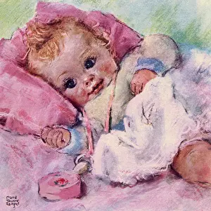 Generous: Baby Looks at Rattle