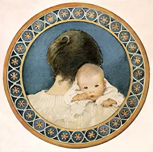 Moms: Baby on Mom's Shoulder