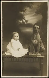 Airedale: BABY AND PET DOG