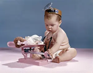 Watcher: Baby With Physician Mirror Headband